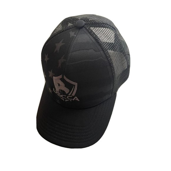 USCCA Mesh Snapback Hat Baseball Cap Trucker Black Concealed Carry Association - Picture 3 of 8